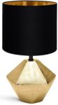 Aigostar B. V. Aigostar - Asztali lámpa 1xE14/40W/230V arany/fekete AI0172 (AI0172)