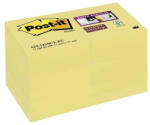 3M Öntapadó jegyzettömb csomag, 48x48 mm, 12x90 lap, 3M POSTIT "Super Sticky", sárga (LP62212SSCYEU) - onlinepapirbolt