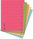 DONAU Regiszter, karton, A4, mikroperforált, DONAU, narancssárga (D8611N) - onlinepapirbolt