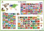 Stiefel Könyökalátét, kétoldalas, A3, STIEFEL "Világ zászlói (VTKA302) - onlinepapirbolt