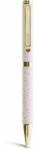 FILOFAX Golyóstoll, 0, 8 mm, arany színű klip, rózsaszín tolltest, FILOFAX "Confetti", fekete (NFX132707) - onlinepapirbolt