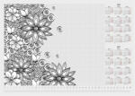 Panta Plast Könyökalátét, A3, 410x297 mm, színezhető, PANTA PLAST, "virágos (INP3186899) - onlinepapirbolt