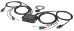 StarTech Switch KVM Startech SV211DPUA4K, 2x DisplayPort, Black (SV211DPUA4K) - flax