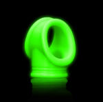 Ouch! Glow in the Dark Cock Ring & Ball Strap 789 Inel pentru penis