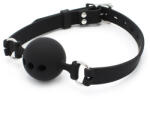 Kiotos Silicone Ball Gag with Holes Black