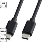 Cellect Adatkábel Type-C - Type-C 1m/3A, Fekete