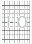 APLI Etikett, 12x18 mm, kerekített sarkú, A5 hordozón, APLI, 1650 etikett/csomag (01860) - alter