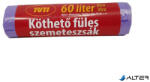TUTI Szemeteszsák, köthető füles, 60 l, 16 db, 60x75 cm, 9 , TUTI, lila (PDP_843) - alter