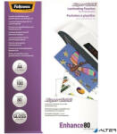 Fellowes Meleglamináló fólia, 80 mikron, A4, SuperQuick, fényes, 100 db, FELLOWES (5440001) - alter