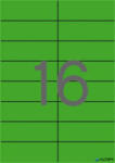 APLI Etikett, 105x37 mm, színes, APLI, zöld, 320 etikett/csomag (01598) - alter