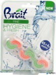  WC tisztító blokk, 2 fázisú, 45 g, "Brait Hygiene and fresh", fenyő (12732) - alter