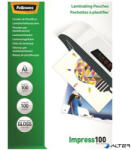 Fellowes Meleglamináló fólia, 100 mikron, A3, fényes, 100 db, FELLOWES (5351205) - alter