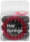 Hair Springs Elastice negre pentru păr, 3 buc. - Hair Springs 3 buc