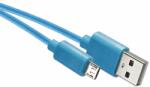EMOS mikro USB töltő- és adatkábel 1m (USB 2.0) - kék (SM7006B)