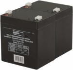 EMOS APC RBC20 #20 helyettesítő szünetmentes akkumulátor (2db 12V 4, 5Ah, F1, márka: EMOS) (1_B9653_0114)