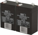 EMOS APC RBC1 #1 helyettesítő szünetmentes akkumulátor csomag (2db 6V 4Ah, márka: EMOS) (1_B9641_0001)