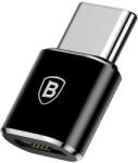 Baseus Micro USB Type C Adapter fekete