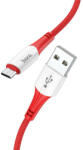 hoco. X70 Ferry Micro USB adat- és töltőkábel 2, 4A 1m piros