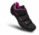 FLR F-35 III országúti kerékpáros cipő, SPD-SL, fekete-rózsaszín, 41-es