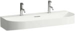Laufen Sonar mosdó 100x42 cm kettő csaplyukkal, túlfolyó nélkül, LCC bevonattal, fehér H8103474001151 (H8103474001151)