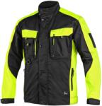 CXS Munkavédelmi kabát SIRIUS BRIGHTON rövidített - Fekete / sárga | 50 (1010-035-802-50)