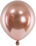 PartyDeco Króm (tükör) lufi, rose-gold színben, 50 db/cs, 12cm