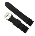  Curea de ceas Neagra din Silicon 22mm JD1611 (JD1611)