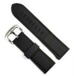  Curea de ceas Neagra din Silicon 20mm 24mm JD003 (JD003)