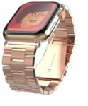 Swissten Curea ceas Metal Swissten pentru Apple Watch 42-44 mm Rose/Gold