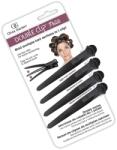 Olivia Garden Double Clips Petite (4 db-Fekete)