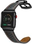 Apple Watch Sport Edition 44mm bőr óraszíj, fekete-piros