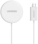 UGREEN MagSafe kompatibilis QI vezeték nélküli töltő, 15W, fehér