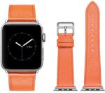 Apple Watch bőr 40mm óraszíj, narancs