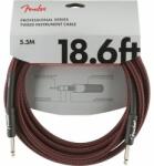 Fender Professional Series 5, 5 m Red Tweed gitárkábel - hangszerplaza
