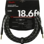 Fender Deluxe Series 5, 5 m Black Tweed gitárkábel - hangszerplaza