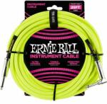Ernie Ball 6057 neonsárga 7, 65m szövet gitárkábel