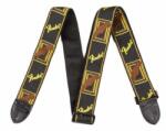  Fender 2" Monogrammed Strap Black/Yellow/Brown gitárheveder