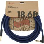 Fender Festival Hemp 5, 5 m Blue pipás gitárkábel