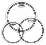 Evans ETP-EC2SCLR-F EC2S Clear Fusion Tom Pack (10"-12"-14") dobbőr szett
