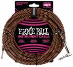 Ernie Ball 6064 fekete/narancs 7, 65m szövet gitárkábel