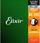  Elixir 14677 NanoWeb Stainless Steel 45-105 Light/Medium basszus gitárhúr