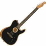 Fender American Acoustasonic Telecaster EB Black elektro-akusztikus gitár