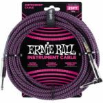 Ernie Ball 6068 fekete/lila 7, 65m szövet gitárkábel