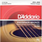  D'Addario EJ39 Phosphor Bronze 12-húros 12-52 akusztikus gitárhúr