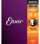  Elixir 16002 Phosphor Bronze NanoWeb 10-47 Extra Light akusztikus gitárhúr
