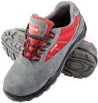 LAHTI PRO Pantof piele-intoarsa-tesut / gri-rosu (s1psrc) - 42 (L3042442) - 24mag