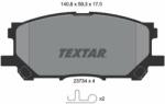 TEXTAR set placute frana, frana disc TEXTAR 2373401 (2373401)