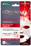 L'Oréal Revitalift Laser X3 Triple Action Tissue Mask mască de față 28 g pentru femei Masca de fata