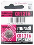 Maxell Батерия литиева Maxell for Calculator CR1216, 3V, 1 бр (MLBLCR1216)