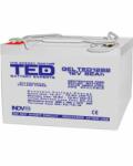 TED Electric Acumulator AGM VRLA 12V 82A GEL Deep Cycle, M6 TED003478 (AC.RI.12V.BK1.82.0001)